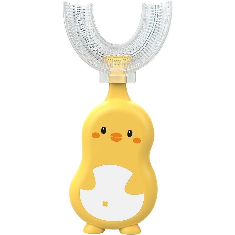 Adult U Shaped Oral Teeth Cleaning Toothbrush Soft Silicone Brush Head