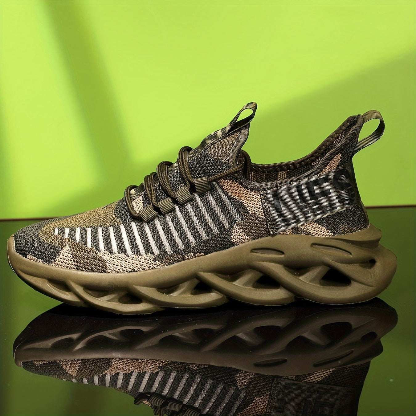 Men's Running Shoes Casual Fabric Non-Slip Lace-Up Sneakers for Sports