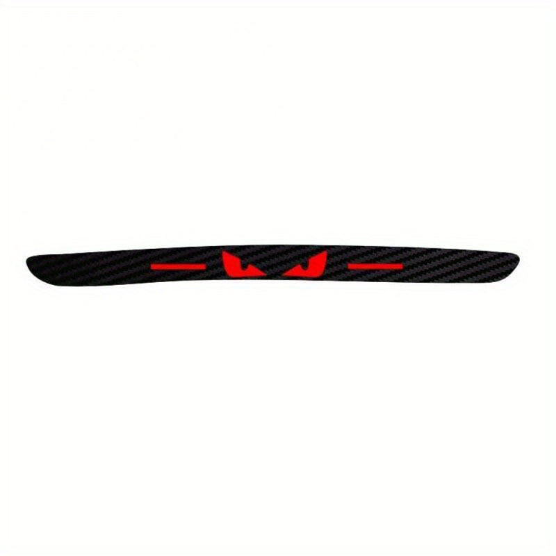 Car Tail Light Cover Protector Carbon Fiber Red Black for Vehicle Light Accessories