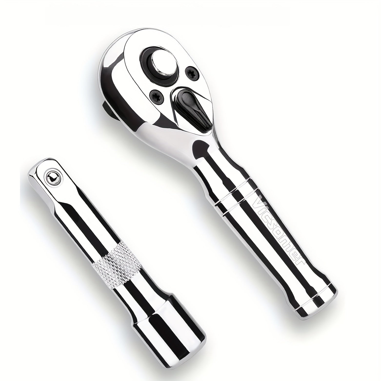 Универсальный инструмент для фиксации, автосервисный трещоточный ключ с 72 зубцами и быстросъемным держателем