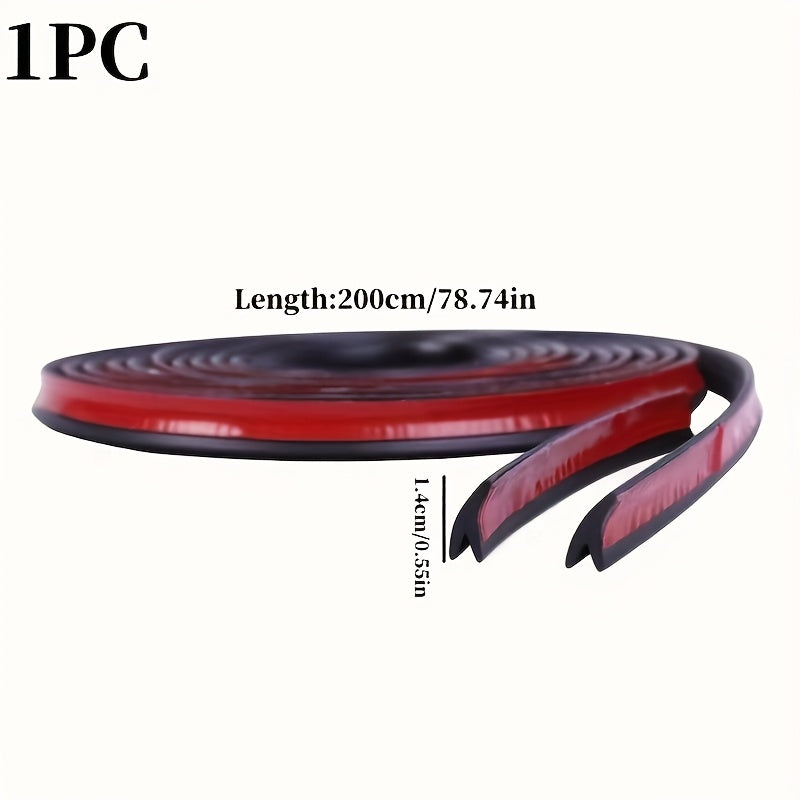 Tira de sellado para parabrisas trasero en forma de Y, impermeable y a prueba de polvo, 200cm o 400cm