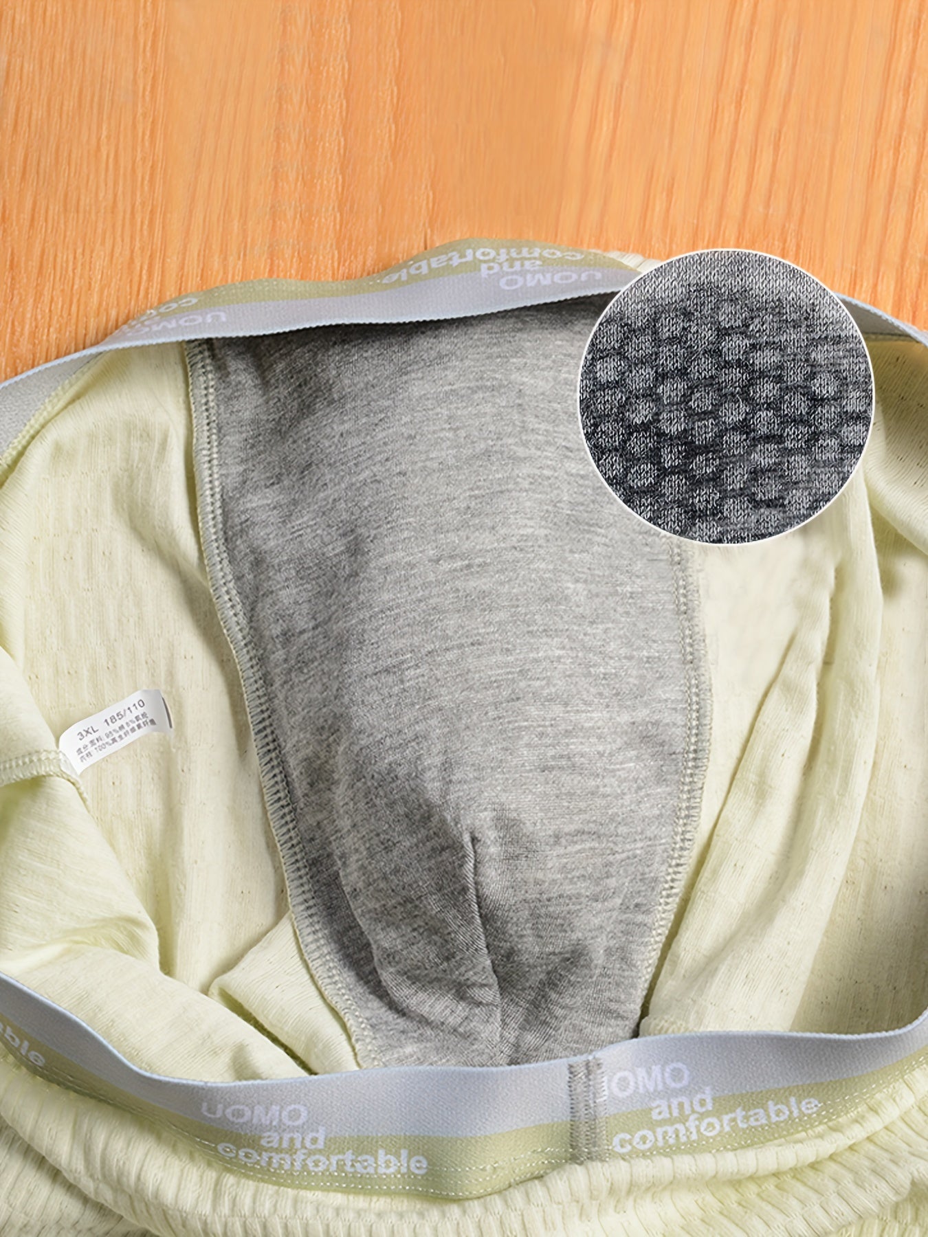 Men's Cotton Boxer Briefs 3 Pack Breathable Soft Stretch Casual Underwear