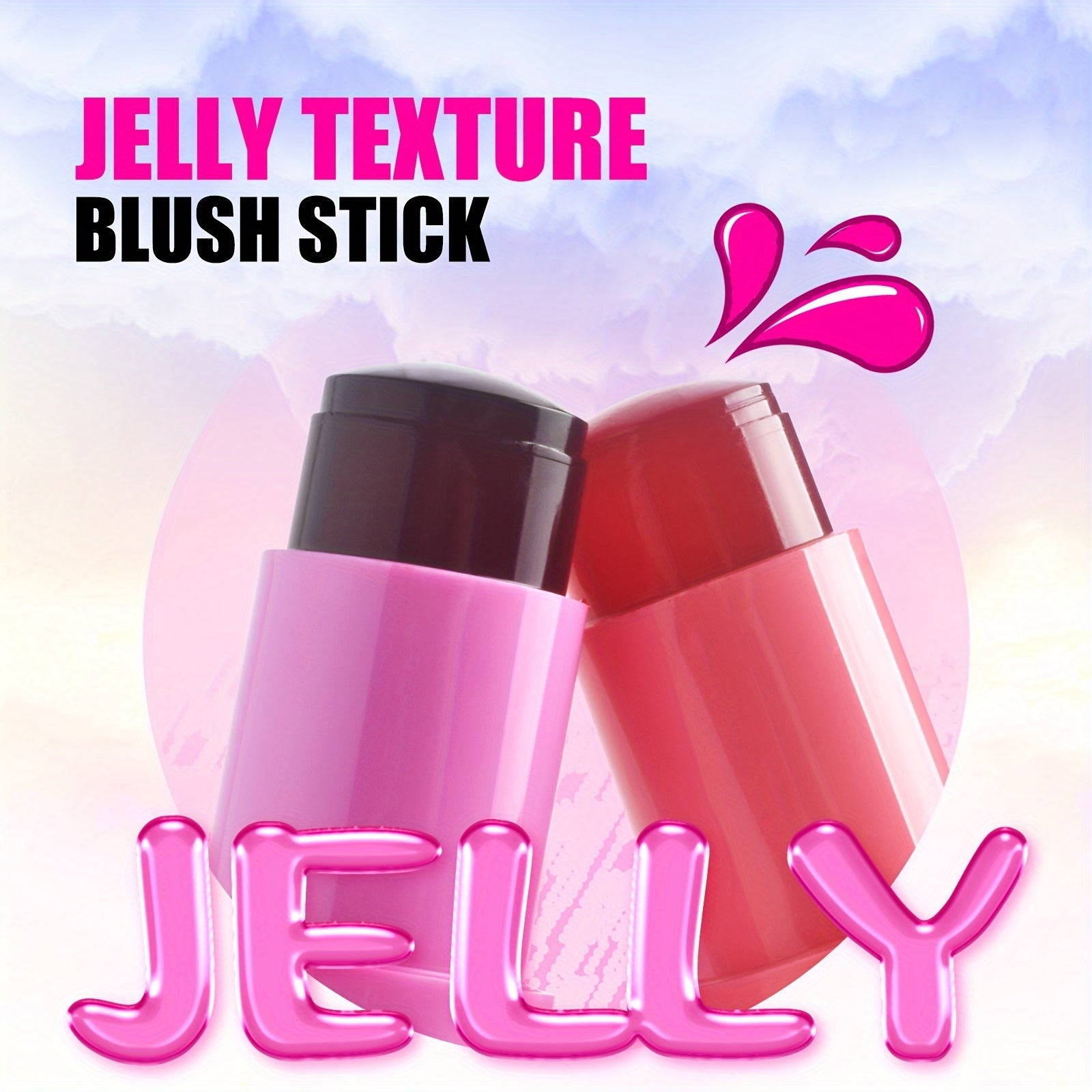 Женский водонепроницаемый Jelly Blush Stick двойного назначения для губ и щёк 5г