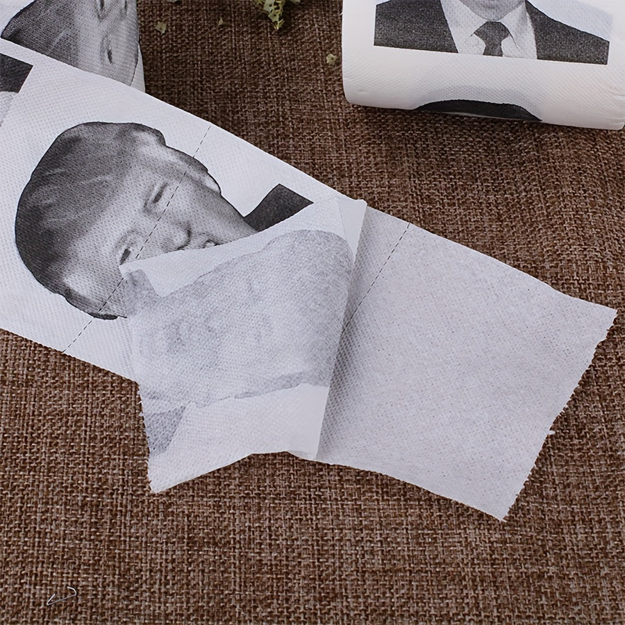 Soft & Strong Trump-Themed Toilet Paper 2-Ply for Public Restrooms and Hotels