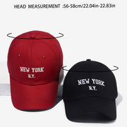 2 dona YANGI YORK N.Y. tikilgan beysbol shlyapa to'plami, ochiq havoda dam olish ta'tillari uchun mukammal