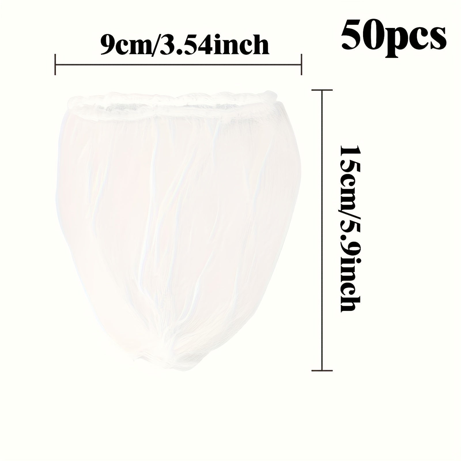50Pcs Nylon Disposable Sink Mesh Bags Food Waste Filter Kitchen Sewer Garbage