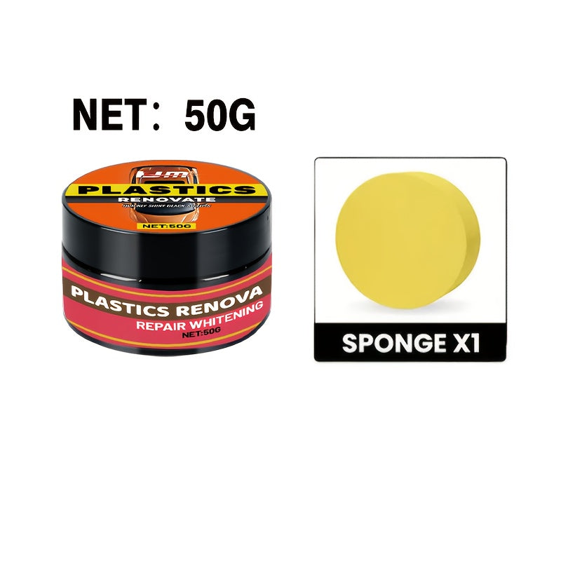 Car Repair Kit Plastic Renewal Interior Shine Tire Protection Yellowing Repair