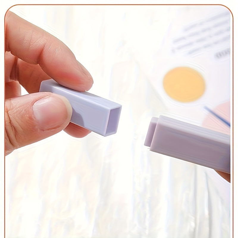 6-to'plamli fluoresan pastel markerlar, jurnal yozish va eslatma olish uchun