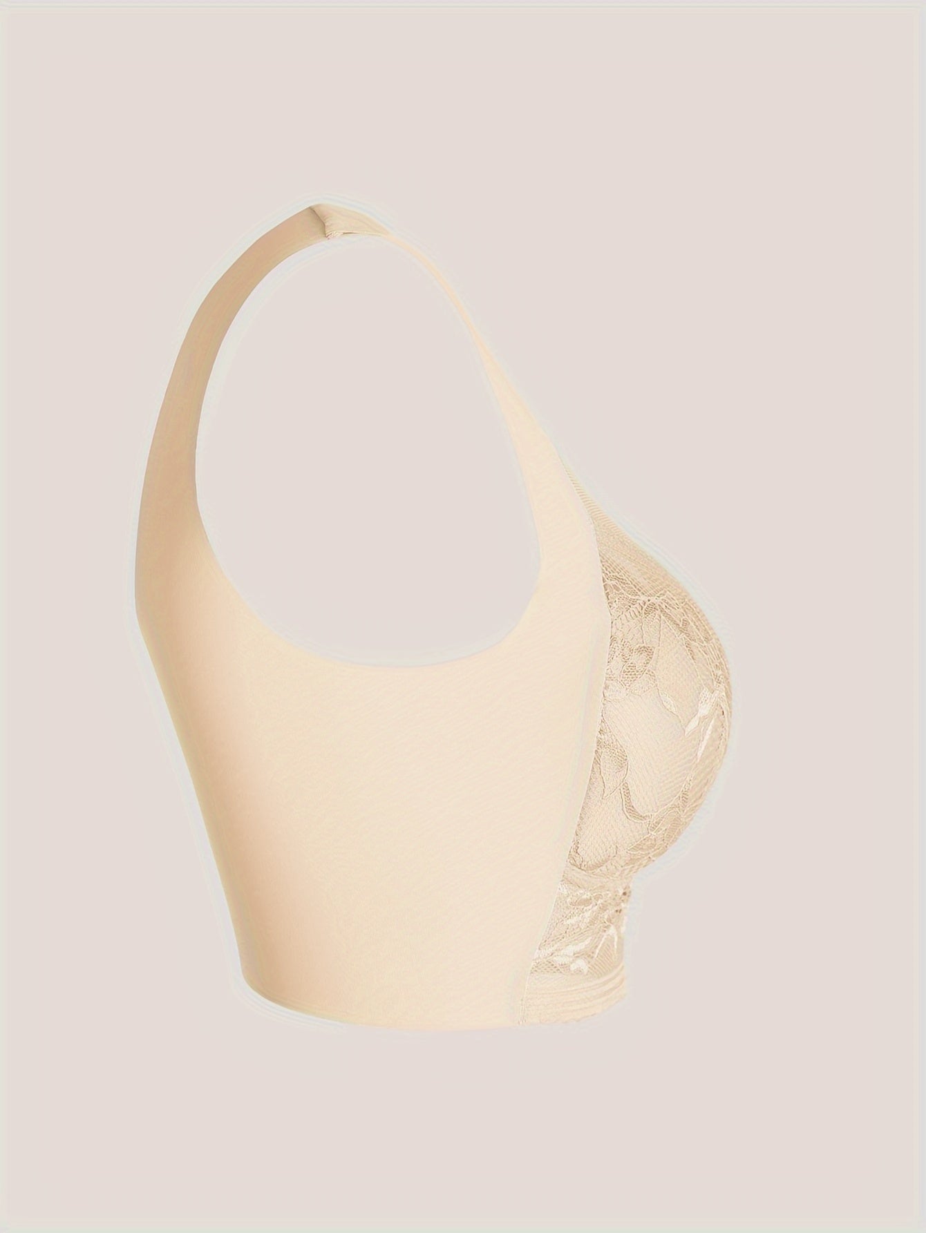 Удобный и дышащий кружевной беспроводной бюстгальтер для женского нижнего белья.