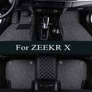 Car Floor Mats Faux Leather 3D Cargo Liner Trunk Backrest Pad All-Weather