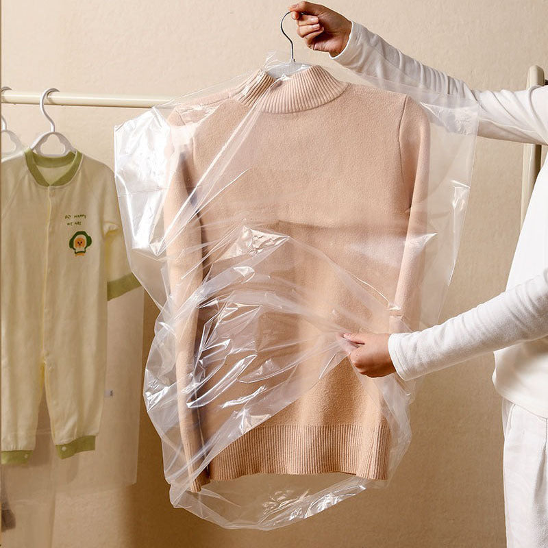 Clear Dustproof Garment Covers for Suits and Dresses Water-Resistant Storage Bags