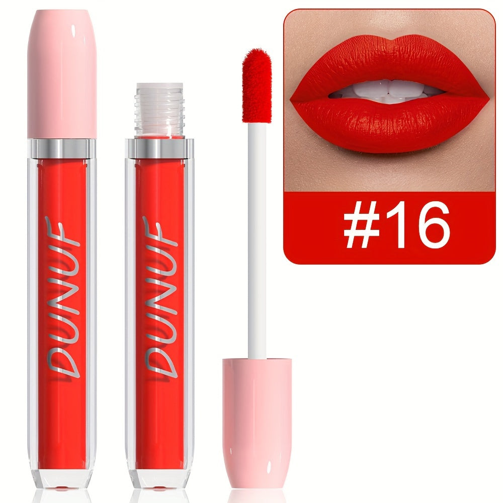 Set de labiales mate para mujer, 25 colores, a prueba de agua, de larga duración, tonos rojos