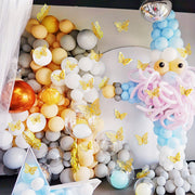 48 3D Butterfly Wall Stickers for Home Decor and Party Decorations