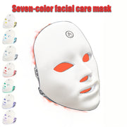 7-Color LED yuz maskasi USB bilan qayta zaryadlanadigan teri parvarishi uchun salon yoki uy foydalanishi