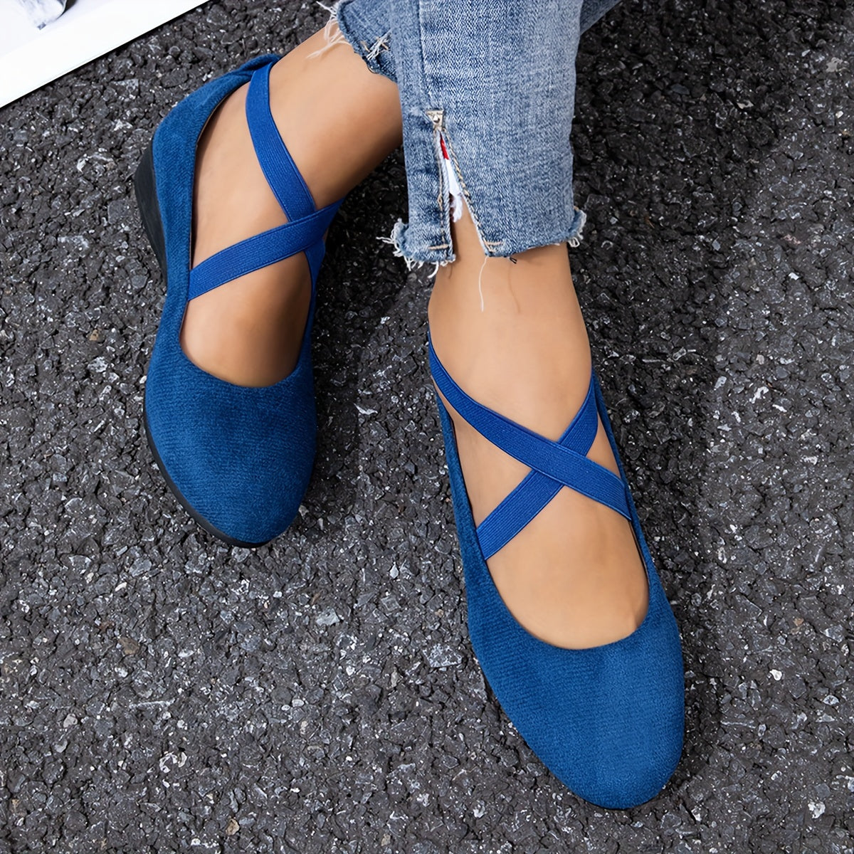 Ayollar uchun kengaytirilgan poyabzal, kundalik Mary Jane, bir rangli, osongina kiyinadigan, qora, nude, ko'k