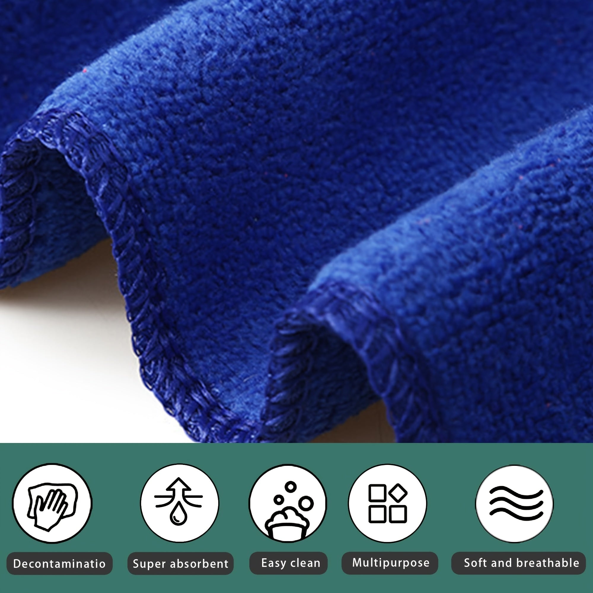 Paño de limpieza de microfibra grueso, absorbente y multiusos para coche y hogar