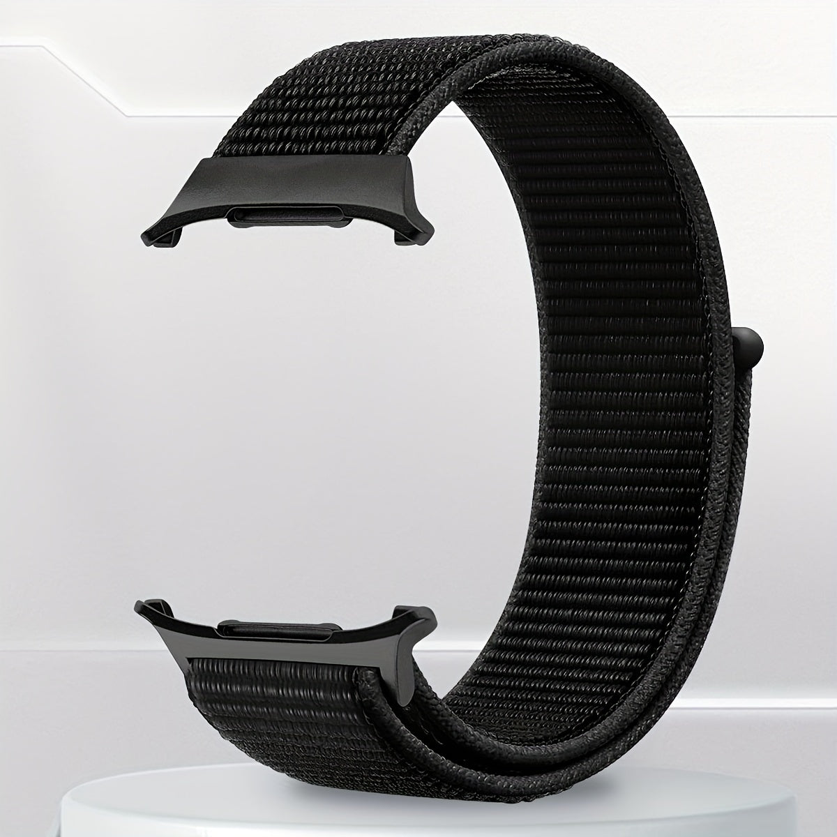 Water-Resistant Nylon Watch Band for Galaxy Watch Ultra Adjustable Strap Deployant Clasp