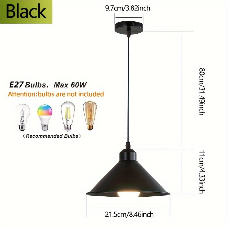 Zamonaviy pendel chiroqlar juftligi, E27 lampochka bazasi bilan, ovqat xonasi, bar, oshxona va kirish joyi uchun. Yarim tekis o'rnatish, qattiq simli, o'zgaruvchan kuchlanish 110V-240V. Lampochkalar kiritilmagan.