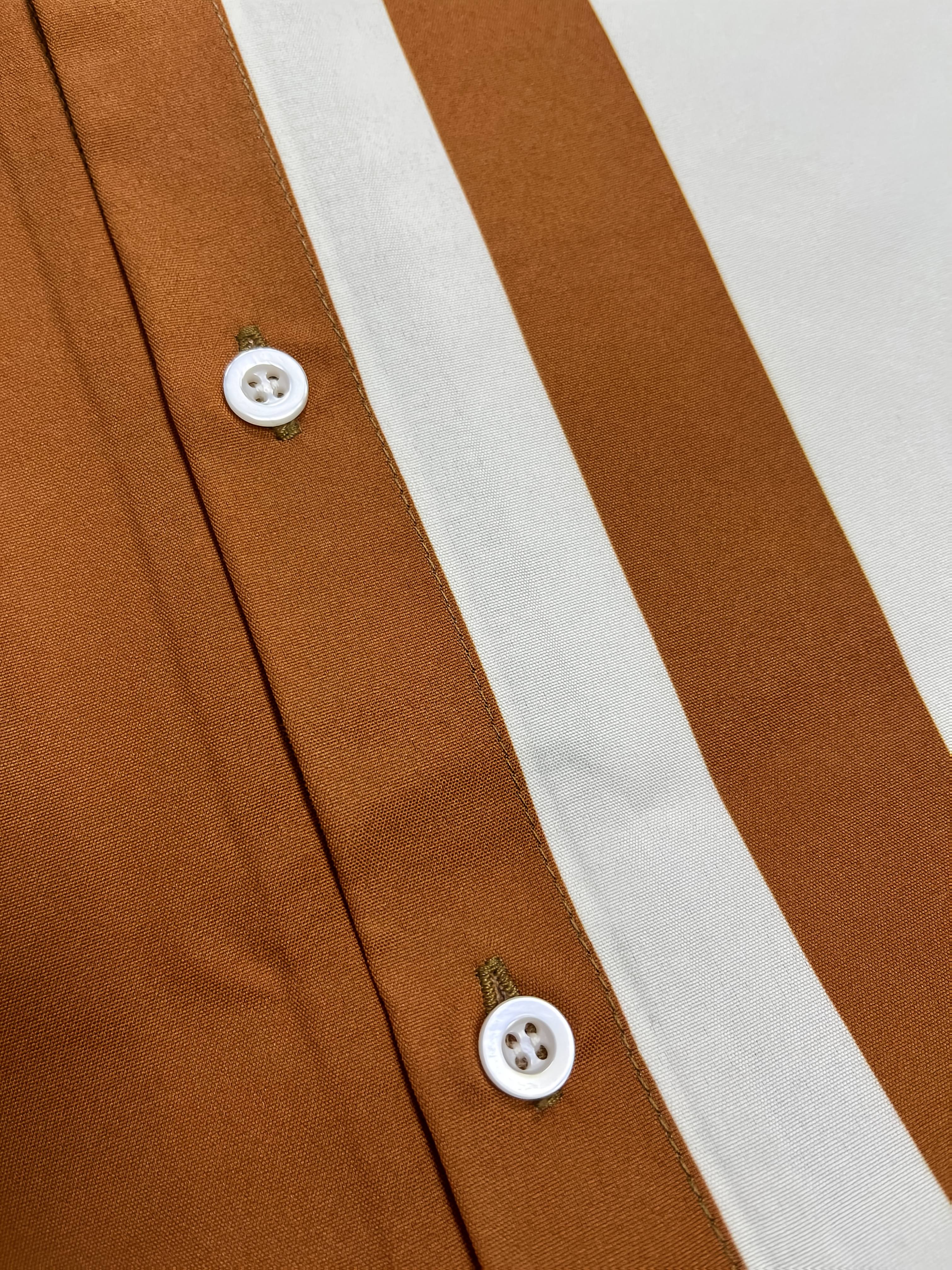 Men's Casual Outfit Set Short Sleeve Shirt and Straight Pants Polyester Geometric