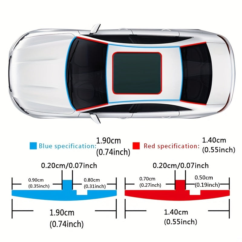 Car Sealing Strip Durable Rubber Black Auto Trunk Door Edge Trim