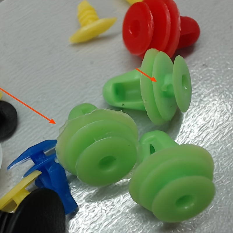 50/100 Pcs Universal Plastic Car Fastener Clips Durable Push-Through Auto Panel Bumper