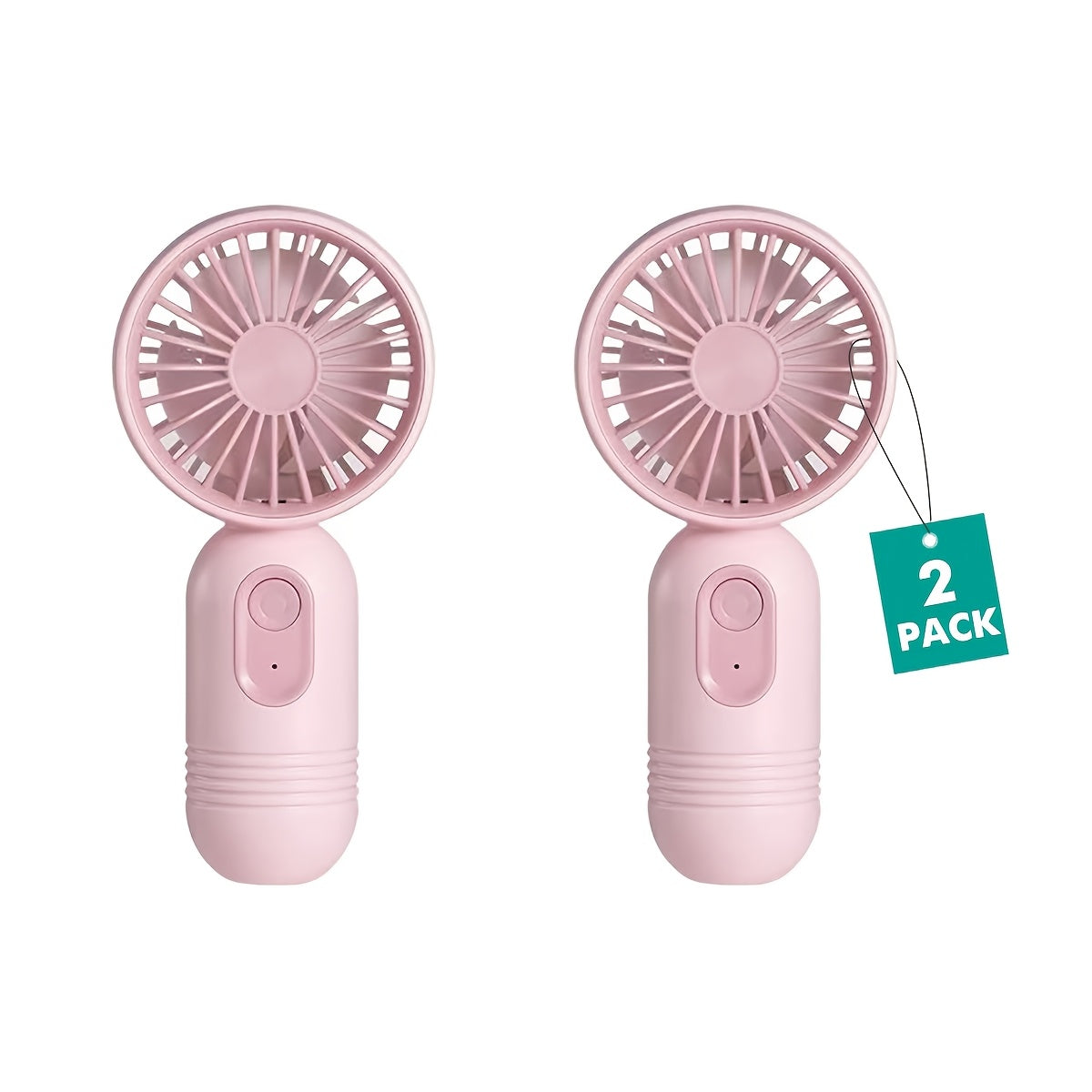 Mini Travel Personal Fan with 3 Speeds USB Rechargeable Battery Operated