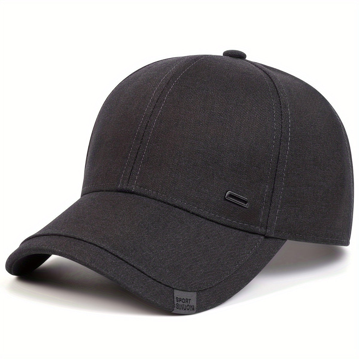Men's Lightweight Polyester Geometric Pattern Baseball Cap Adjustable for Spring and Autumn