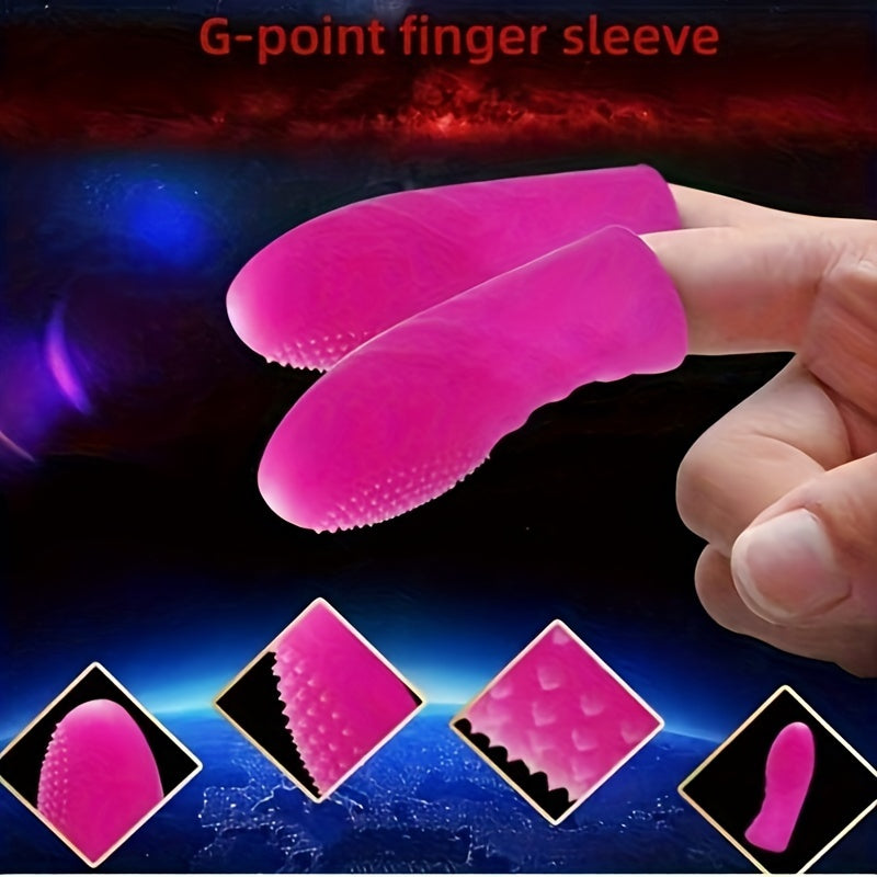 Female Vaginal Massager with 3 Finger Clasps G-Spot Clitoral Stimulator Random Color
