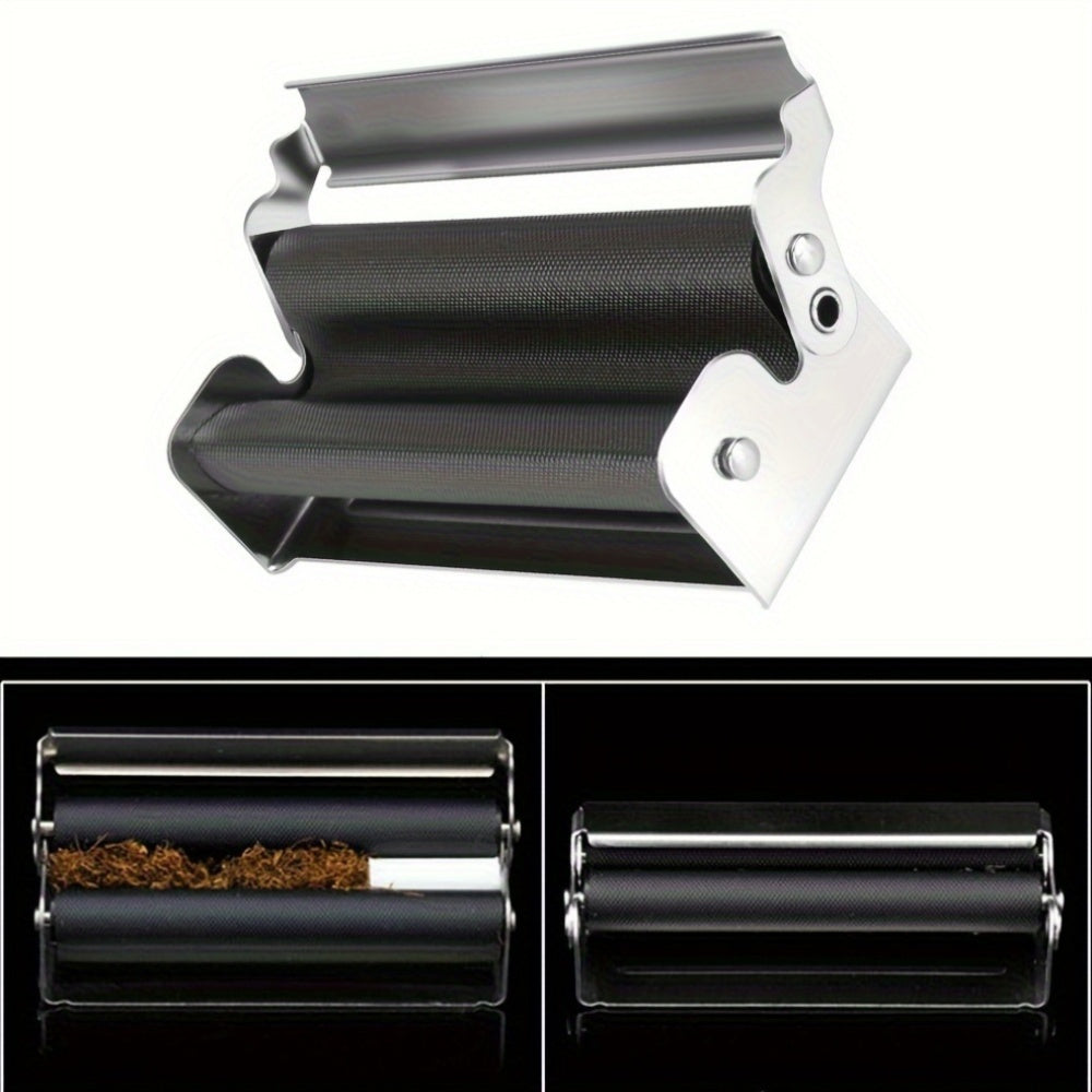 Portable Metal Cigarette Rolling Machine Manual Tobacco Wrapping Device