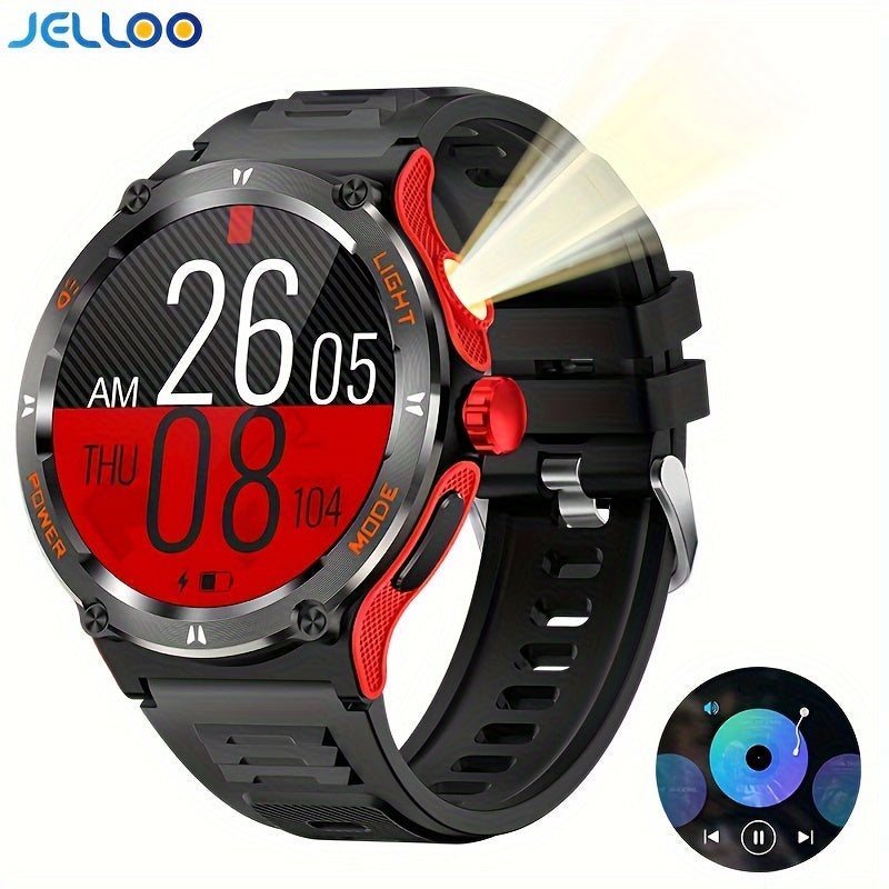 Smart Watch with 3.89cm Touch Screen 360p Waterproof 100+ Sports Modes Calorie and Weather Tracking Compatible with iPhone and Android