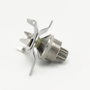 Qattiq zanglamas po'latdan yasalgan 6 yaproqli propeller dizayniga ega blenderlar uchun pichoq to'plami, oziq-ovqat darajasidagi silikon muhr halqasi va ikki podshipnik. Ko'pchilik shaxsiy blenderlar bilan mos keladi va smuzi tayyorlash uchun mukammaldir.