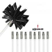 Dryer Vent Cleaning Brush Kit with Flexible Rods and Extendable Lint Remover
