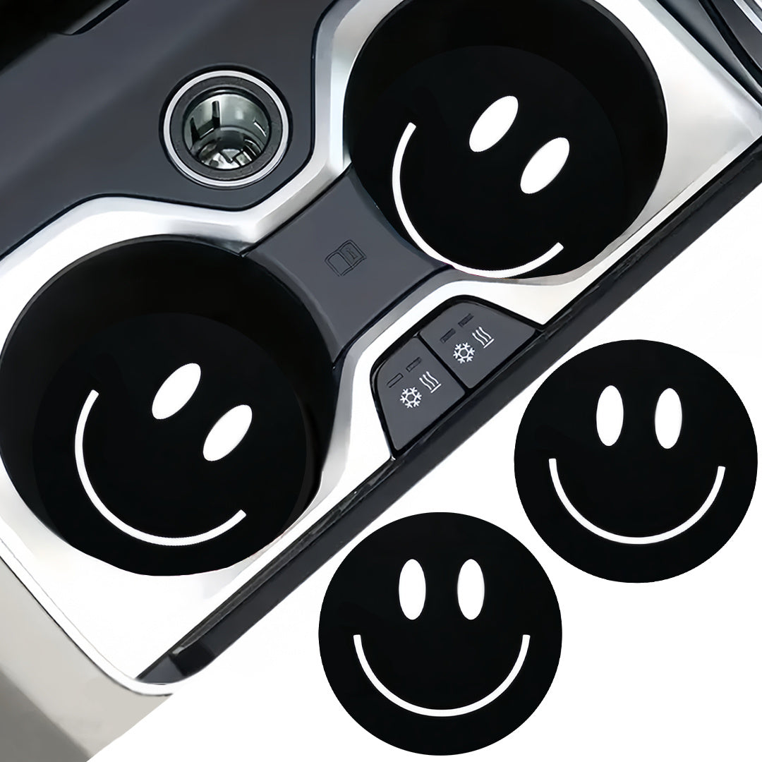 2 dona Sponj kauchuk avtomobil stakan tutqichlari, universal, sirpanmaydigan, suv uchun halqalar matolari