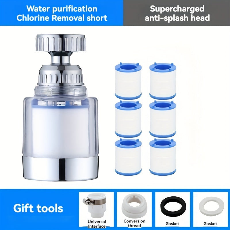 Paquete de filtros para grifo con 6 cartuchos, juntas de ajuste universales