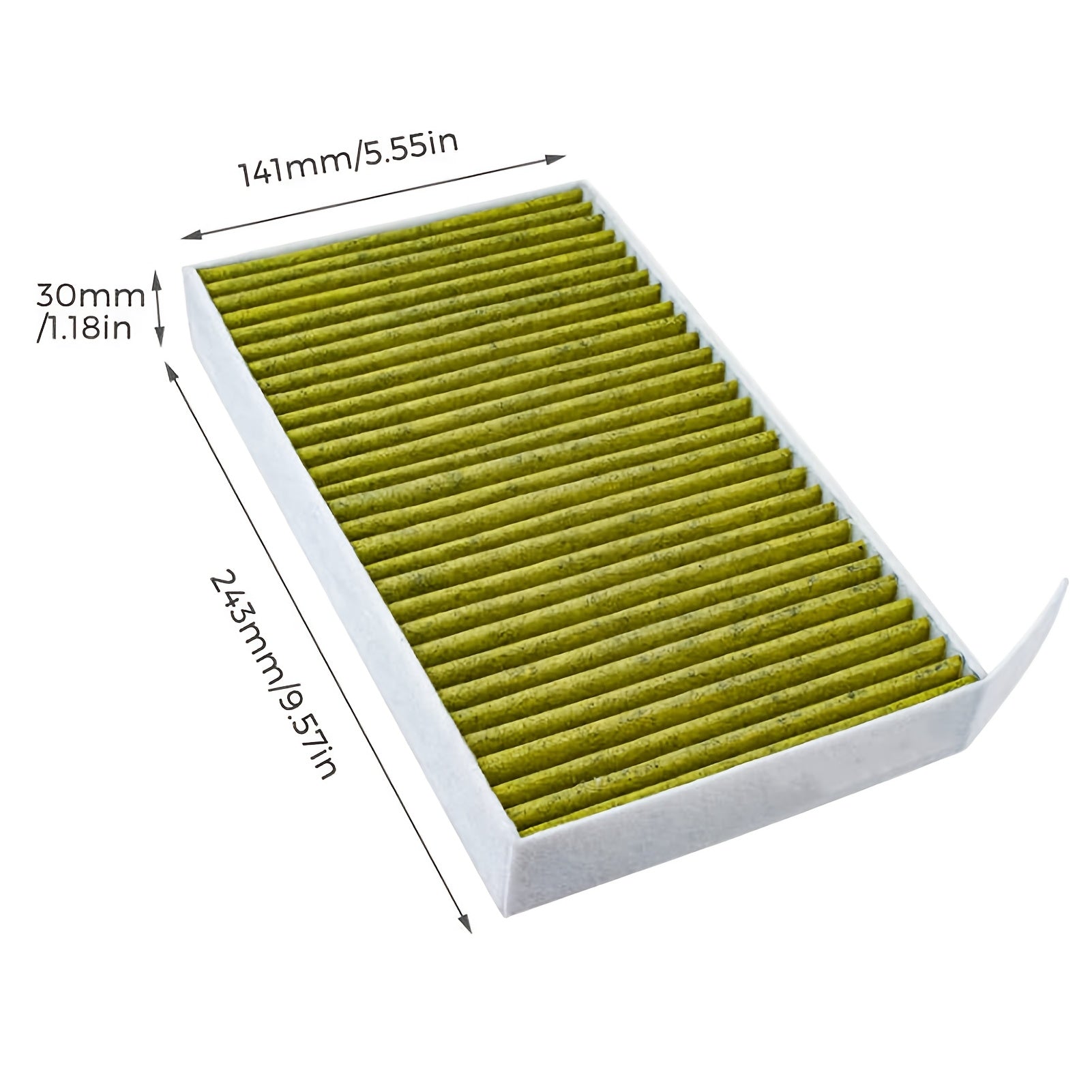 2-Pack Carbon Cabin Air Filter for Tesla Model 3 and Y Replacement