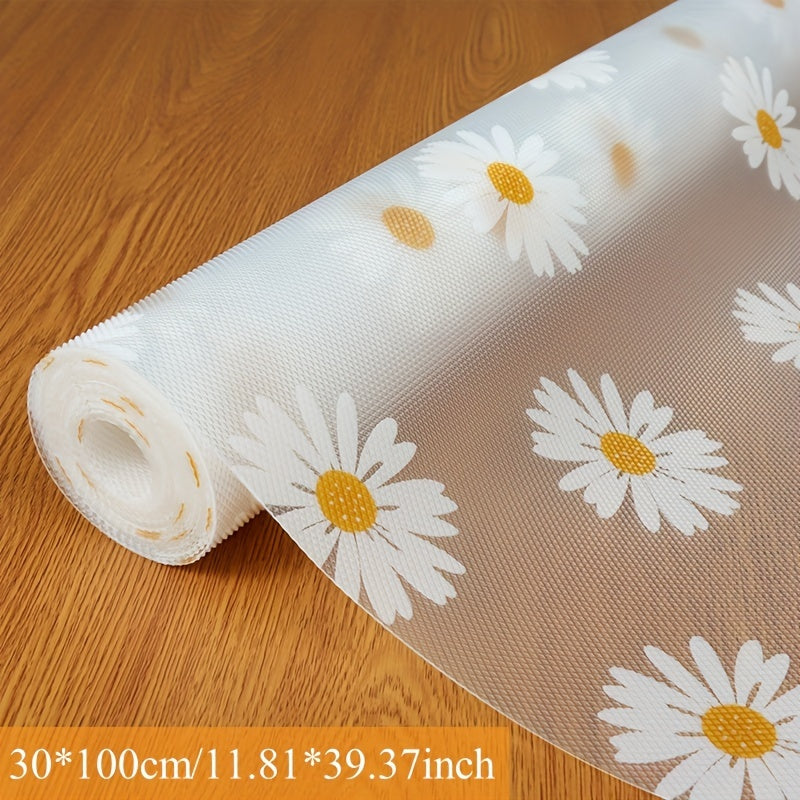 Vinyl Shelf Liner Non-Slip Waterproof for Drawers Cabinets Refrigerator Tables