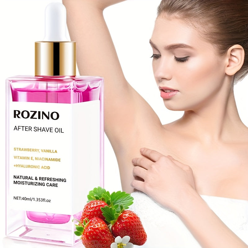 Унисекс 40 мл клубничное ванильное масло для бритья увлажняющее, не жирное