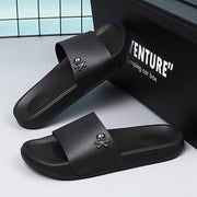 Zapatillas abiertas para hombre con suela de EVA transpirable, antideslizantes, casuales para interior y exterior