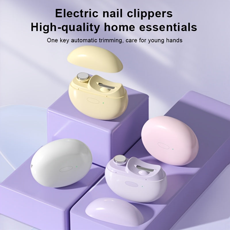 USB orqali zaryadlanadigan litiy polimer batareyali elektr tirnoq kesgichi, manikur, tirnoq faylini, polirovka qilish, shakllantirish uchun mukammal va sovg'a sifatida.