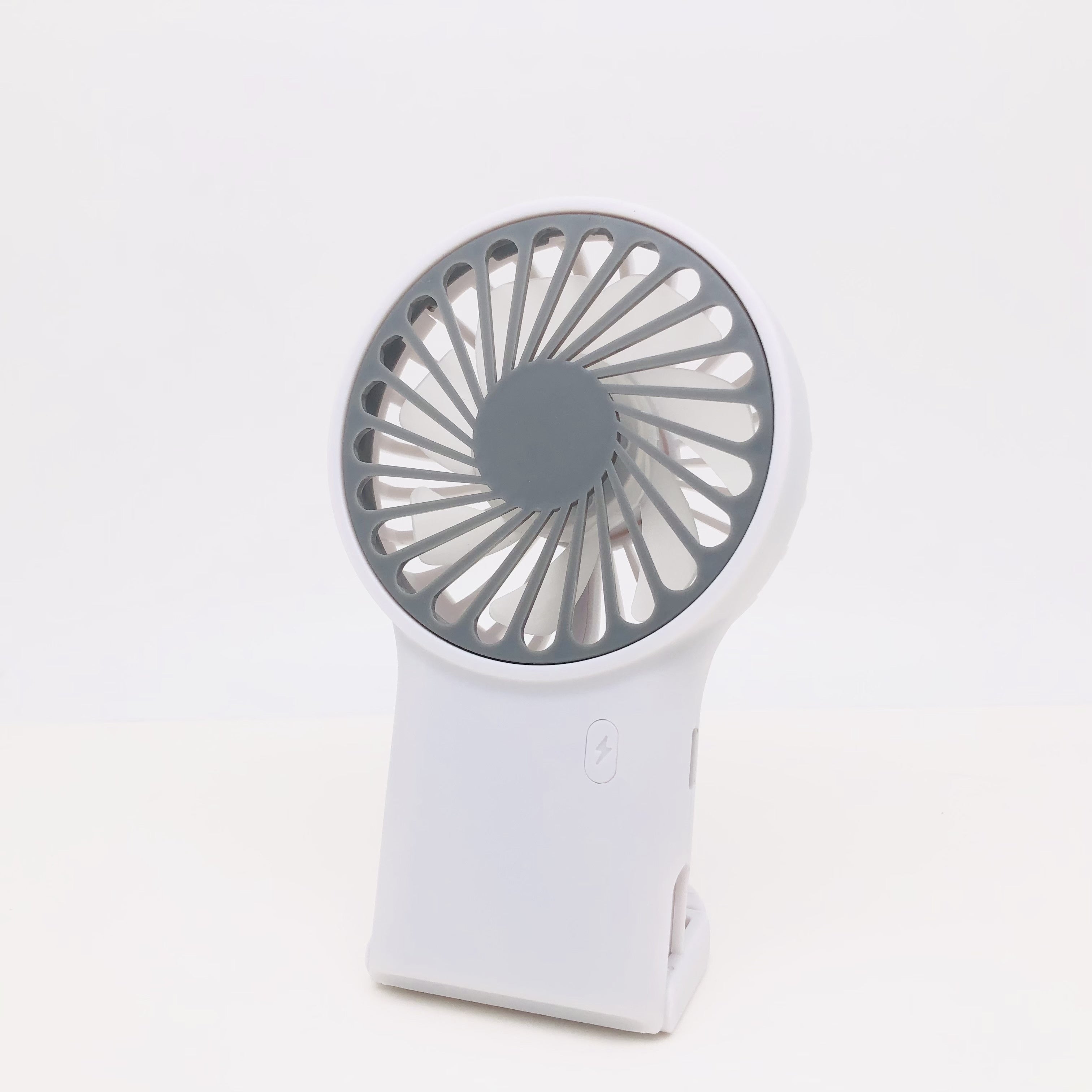 Mini USB Rechargeable Portable Fan with Carabiner Clip for Travel and Outdoor Use