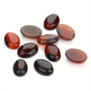 Set of 10 Natural Oval Agate Flatback Gemstone Cabochons 10x14mm 18x13mm for Jewelry Making