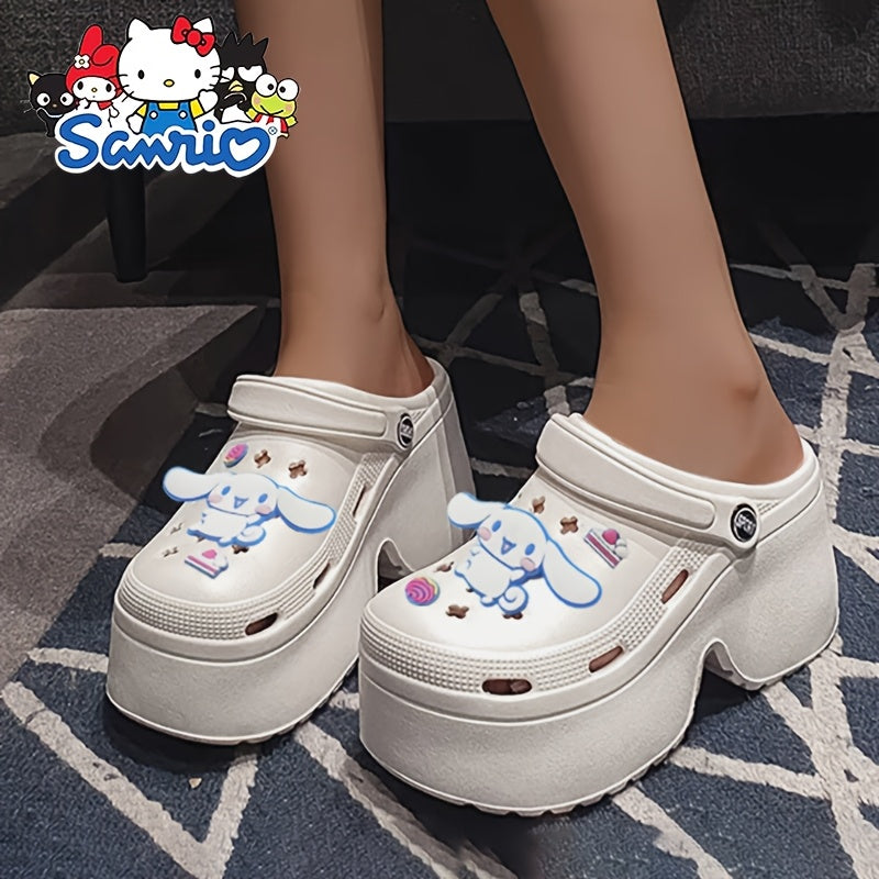 Women EVA Slides Non-Slip Casual Beach Garden Shoes with Plush Details