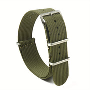 Nylon Watch Band with Stainless Steel Buckle 18mm 20mm 22mm for Men Women