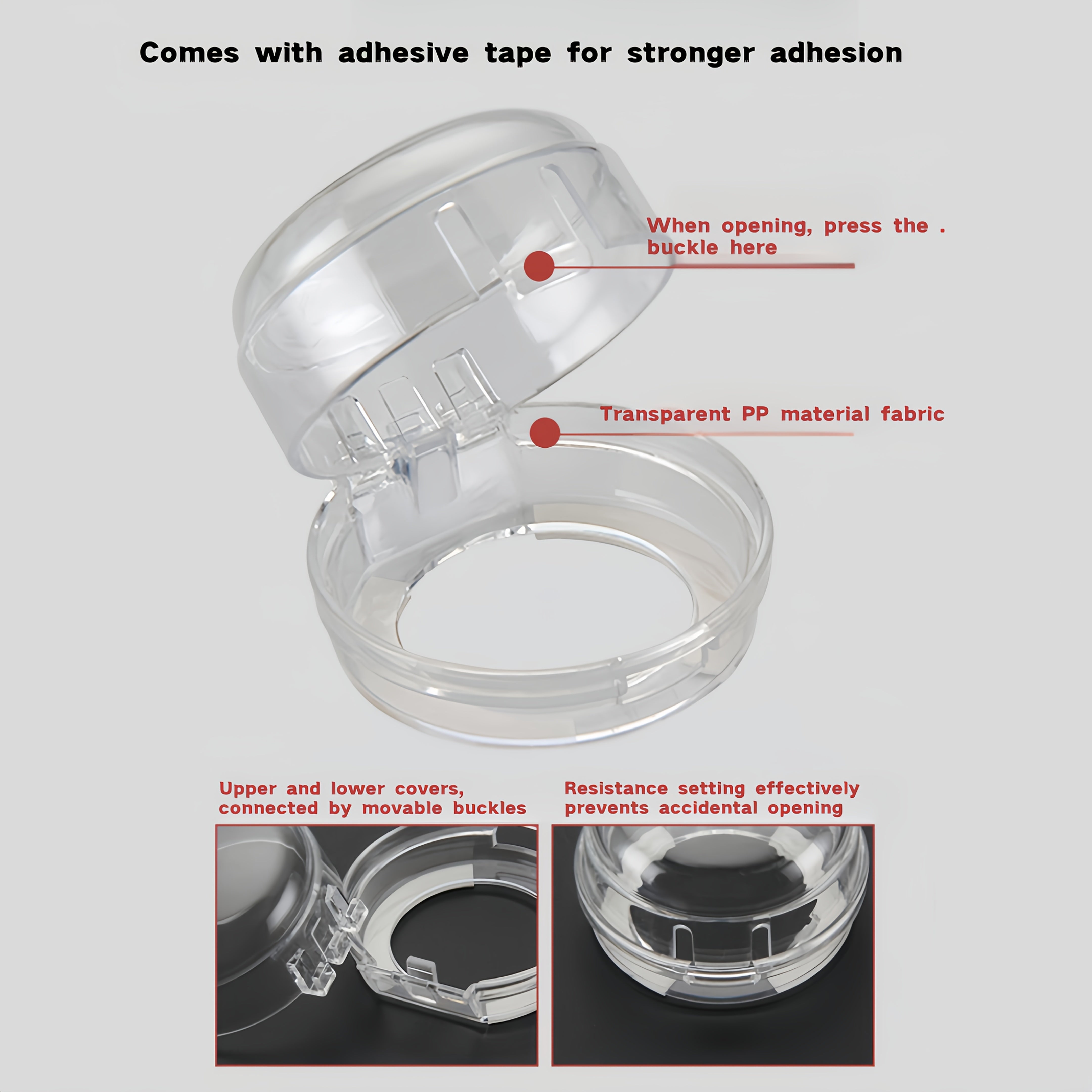 Set of 2 Gas Stove Protective Covers Anti-Dirt Anti-Slip Anti-Touch for Knobs