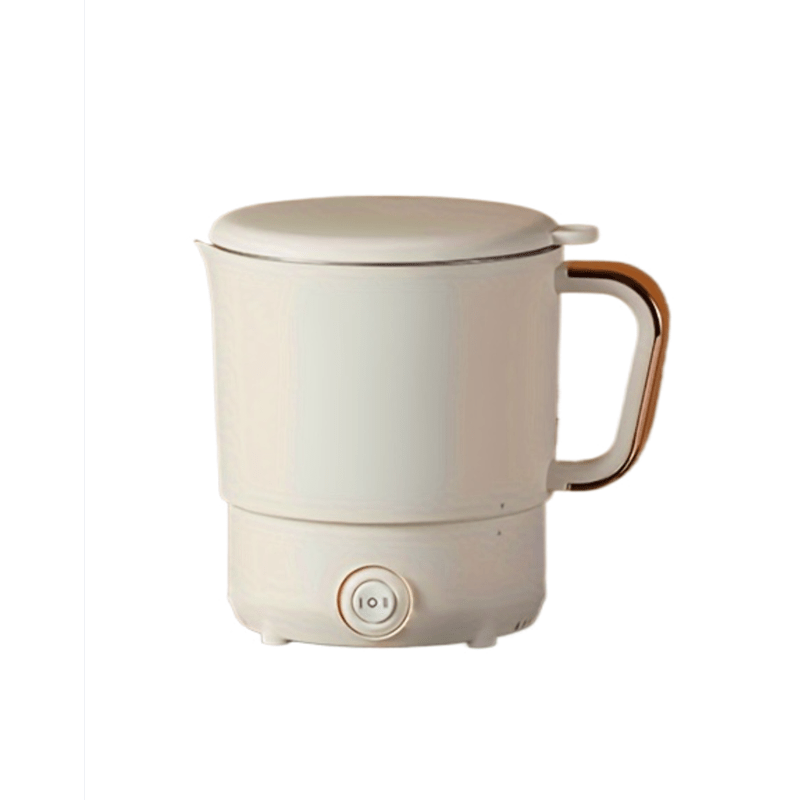 Olla eléctrica plegable de acero inoxidable portátil mini para arroz para 1-2 personas