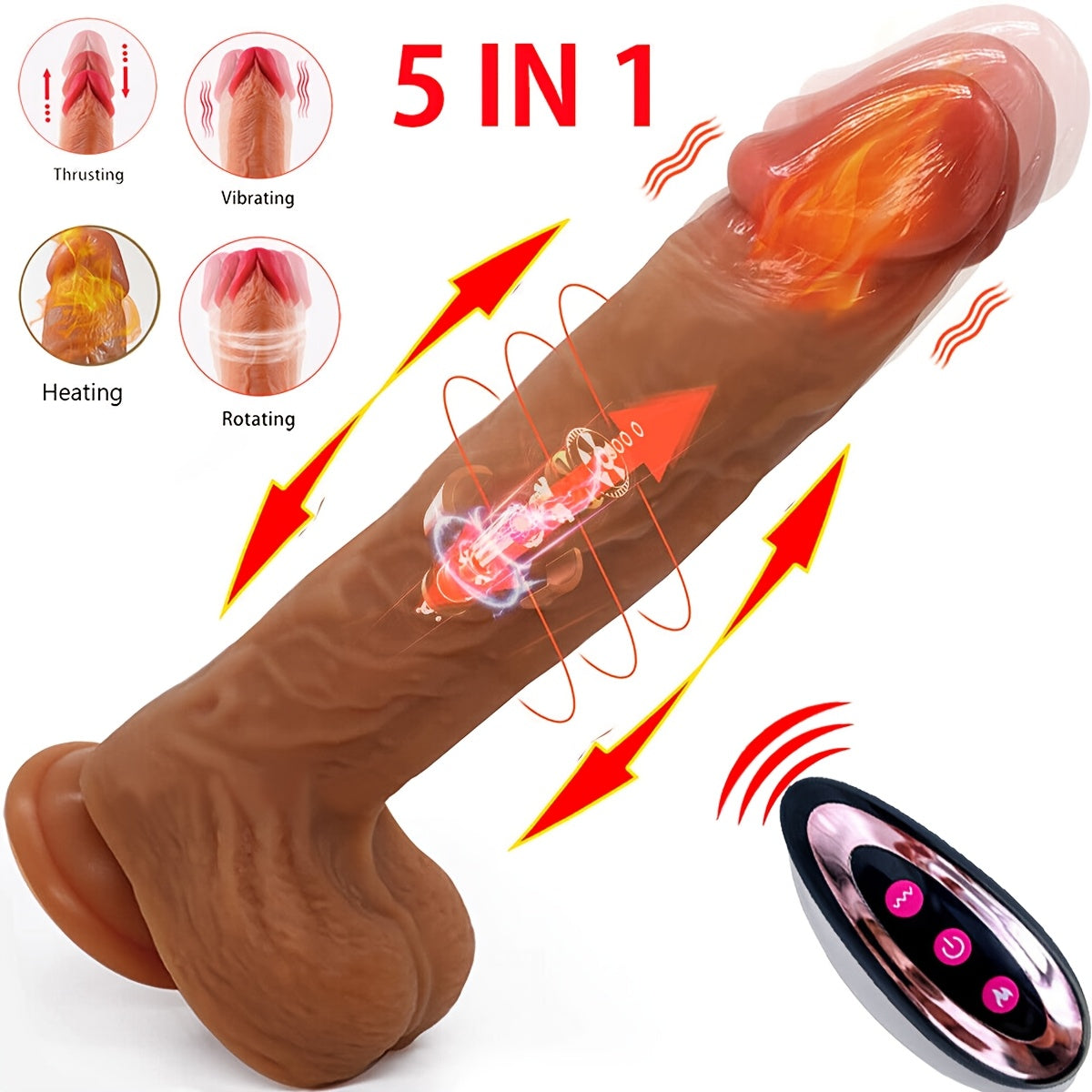 Female Liquid Silicone Electric Masturbation Device Wireless Remote Vibe