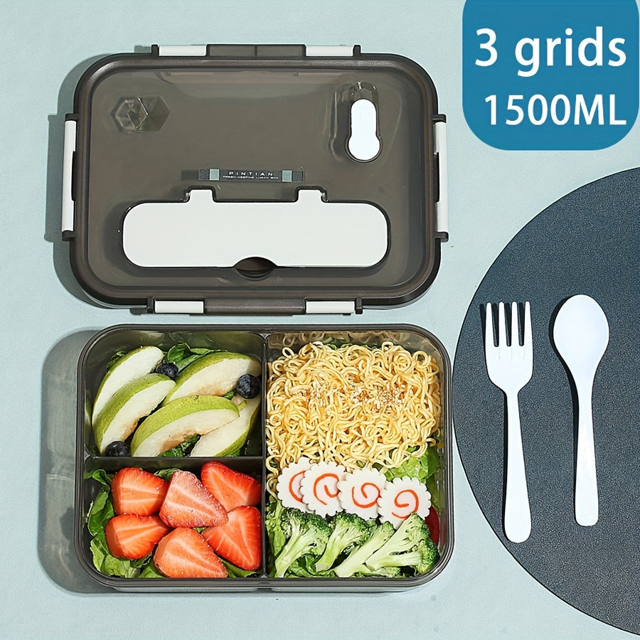 Microwave-Safe BPA-Free Plastic Lunch Box Leakproof Durable for Travel Camping Office