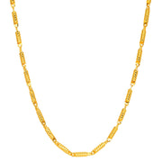 Minimalist Link Chain Necklace, 24K oltin qoplamada moda zargarlik, har kuni kiyish uchun yoki Sevishganlar kuni sovg'asi uchun mukammal, Janubi-Sharqiy Osiyoda qo'l bilan tayyorlangan, 1 dona
