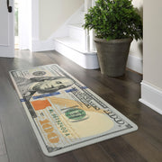 Non-Slip Wood Grain Doormat Absorbent Stain-Resistant Various Sizes