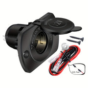 12V Cigarette Lighter Socket Replacement Female Connector with Fuse